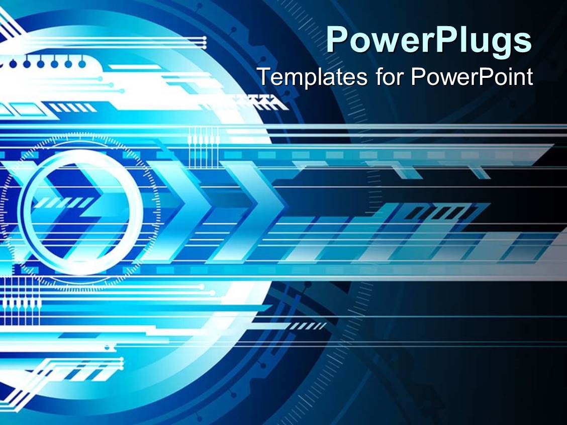 powerpoint template: abstract futuristic depiction of technology powerpoint template: abstract futuristic depiction of technology, Presentation templates