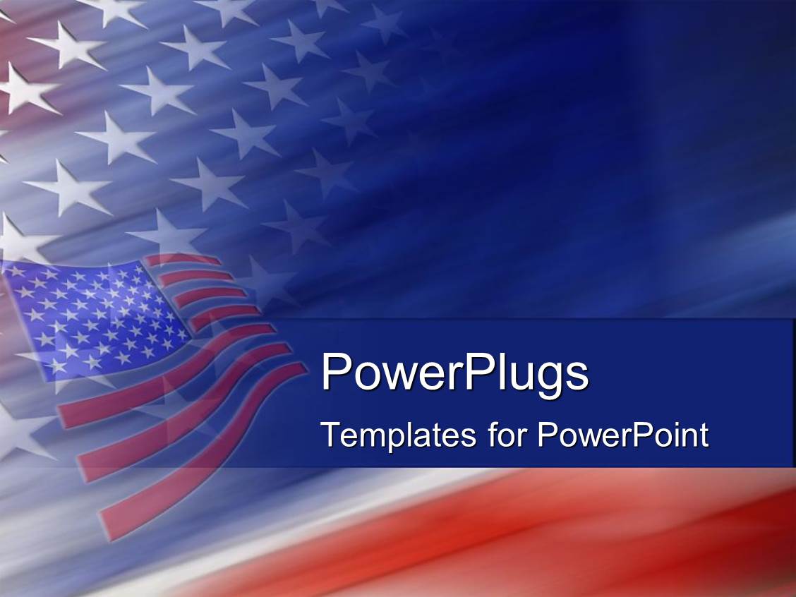 American Flag Powerpoint Template