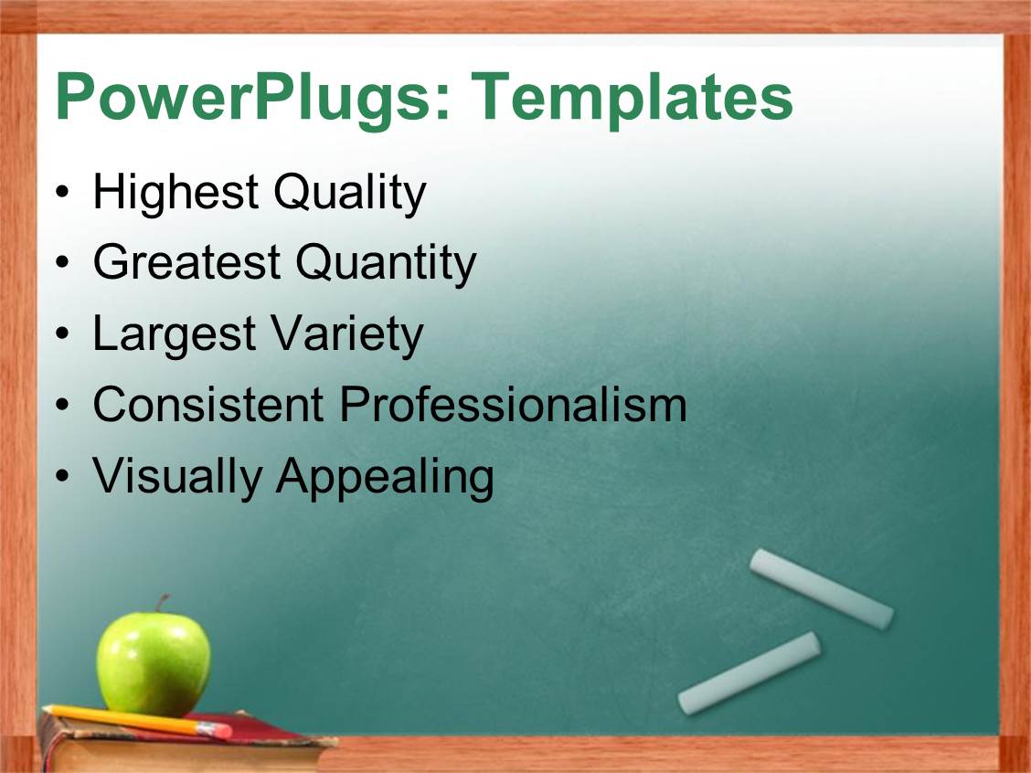 powerpoint chalkboard template