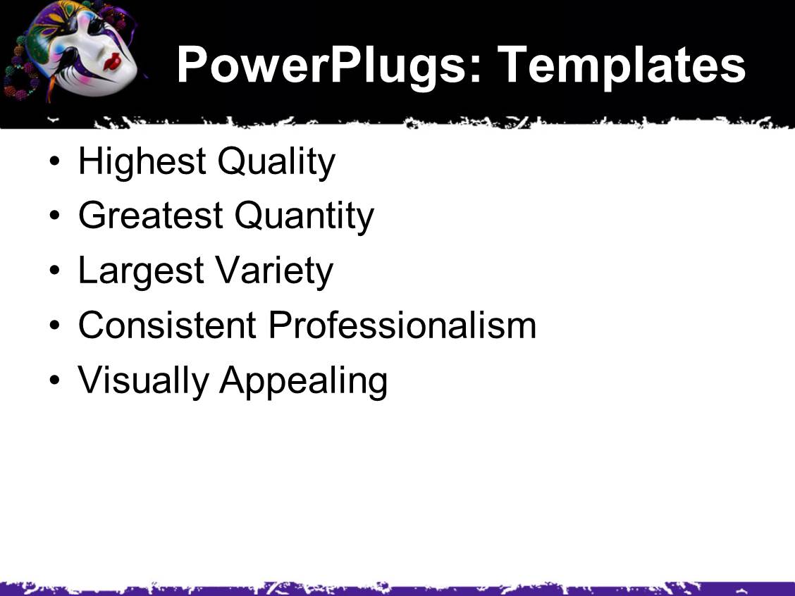 PowerPoint Template - services, business, marketing - Print Slide