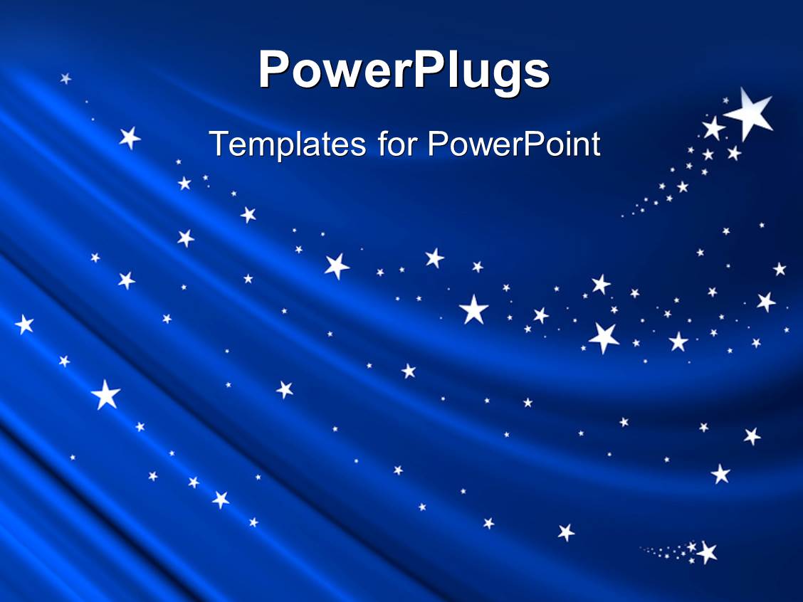 microsoft powerpoint theme with stars