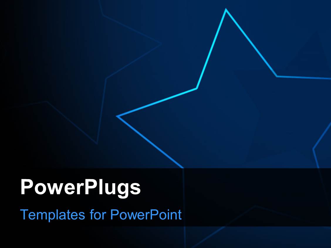 blue and gold powerpoint template