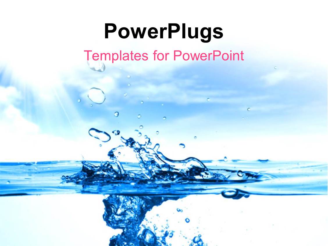 water ppt template