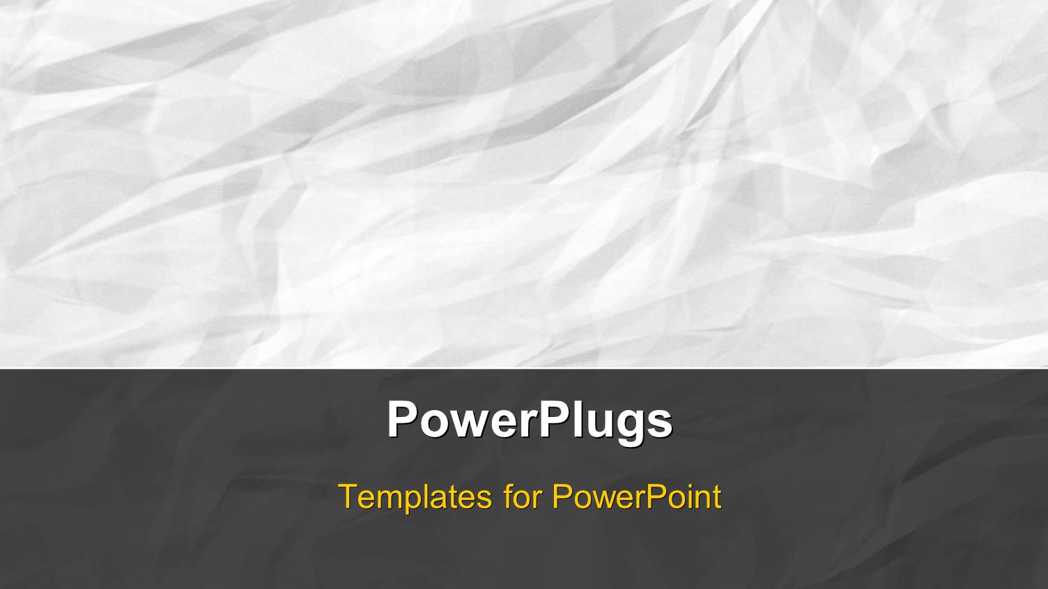 Powerpoint Template A Plain Abstract Layout Of A Crumpled White Colored Paper 8816 Paper Powerpoint Template