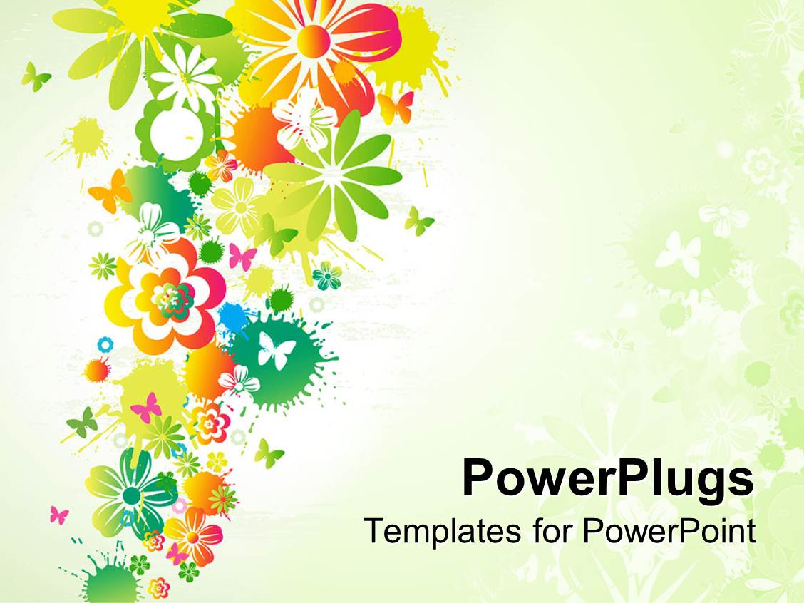 flower template powerpoint
