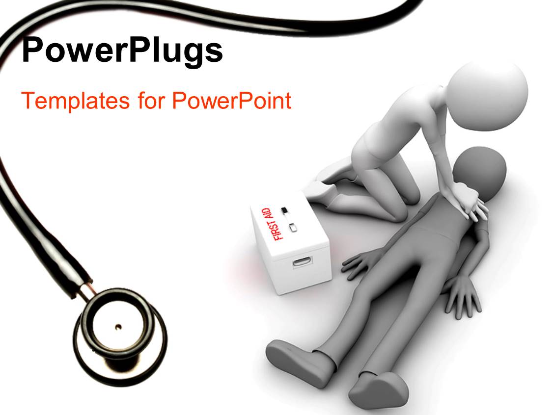 powerpoint template: doctor performing cpr first aid on human with powerpoint template: doctor performing cpr first aid on human with, Powerpoint templates