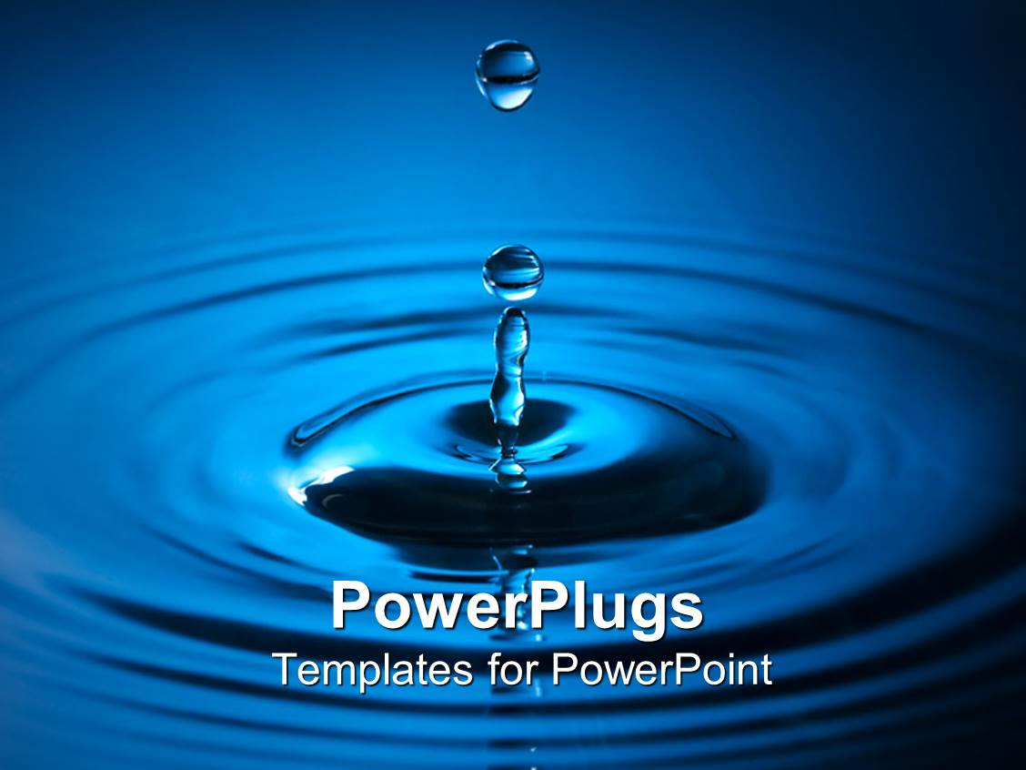 powerpoint-template-a-drop-of-blue-colord-water-making-a-water-ripple