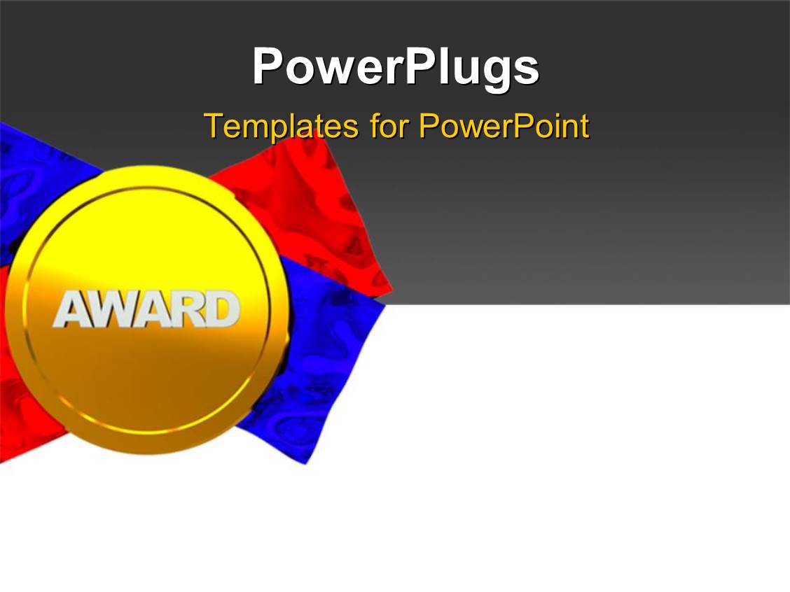 blue and gold powerpoint template