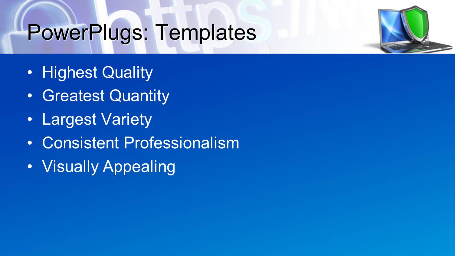 PPT Template - services, business, marketing - Text Slide
