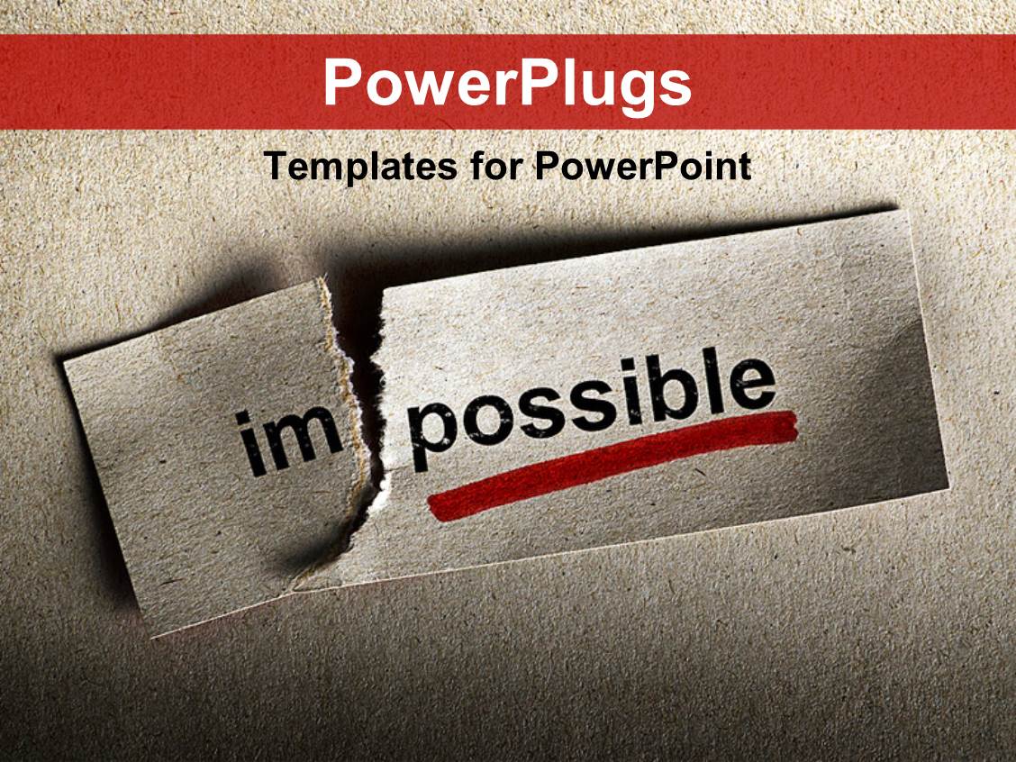 powerpoint template motivational concept with word motivation template