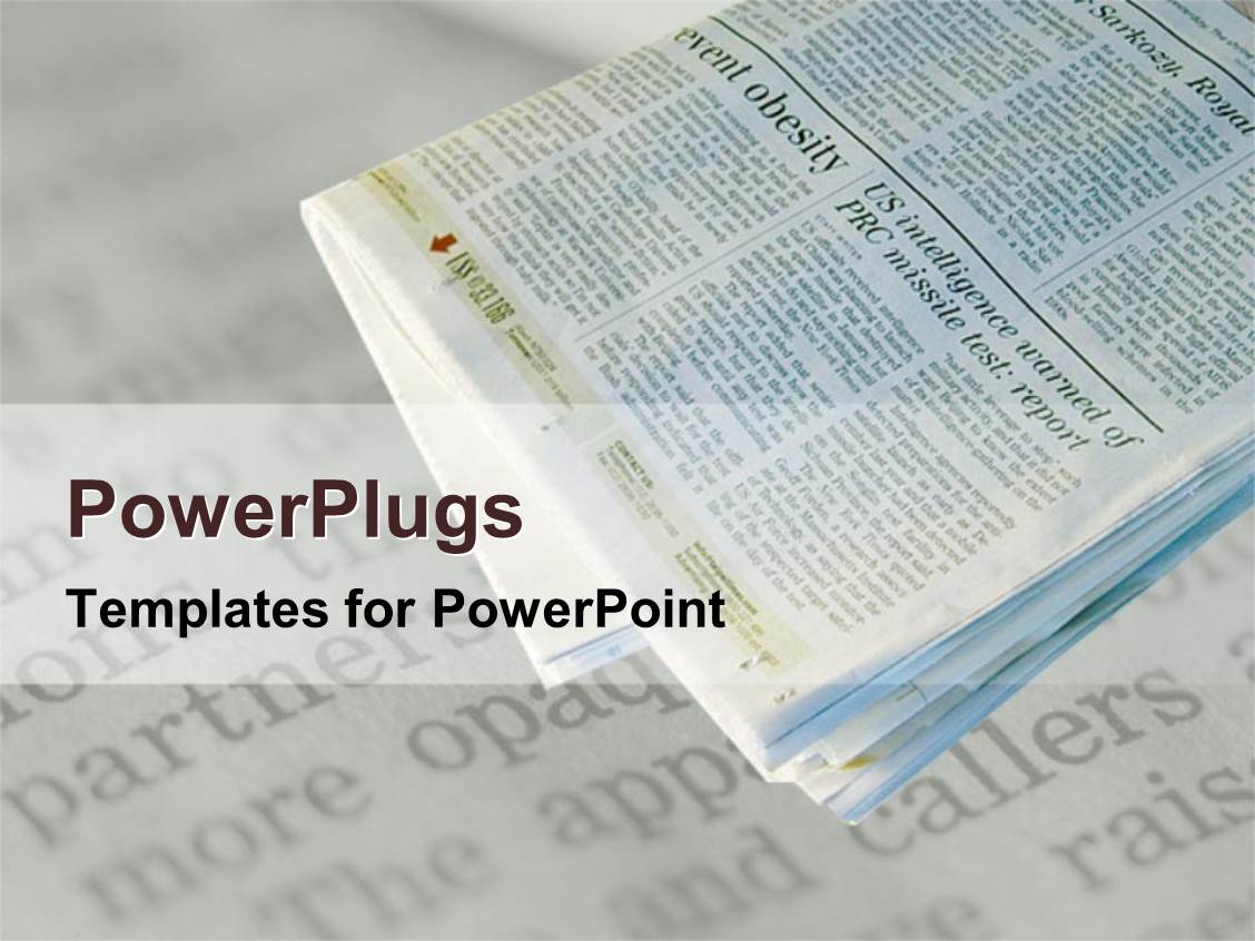 newspaper powerpoint background