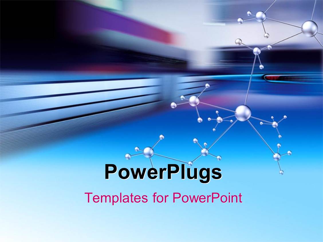 Powerpoint Template A Number Of Bonds With Multicolored Background 1141 Powerplugs Templates For Powerpoint