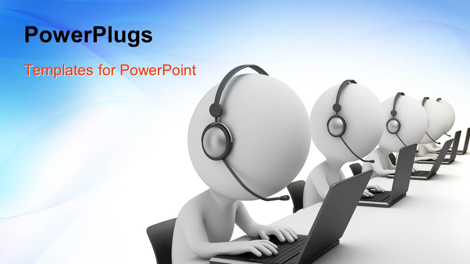 Powerpoint Template A Number Of People Busy On Their Work Machines 6352 Powerpoint Templates For Machines