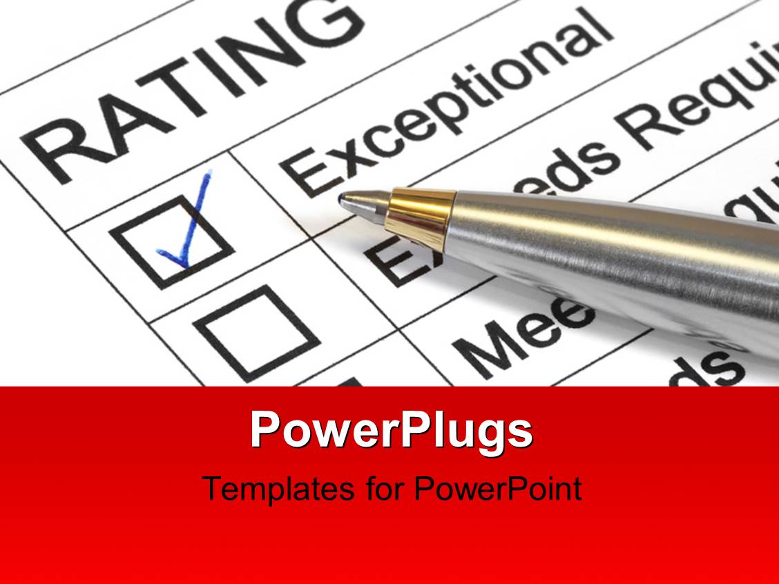 powerpoint template: performance appraisal customer service rating powerpoint template: performance appraisal customer service rating, Presentation templates