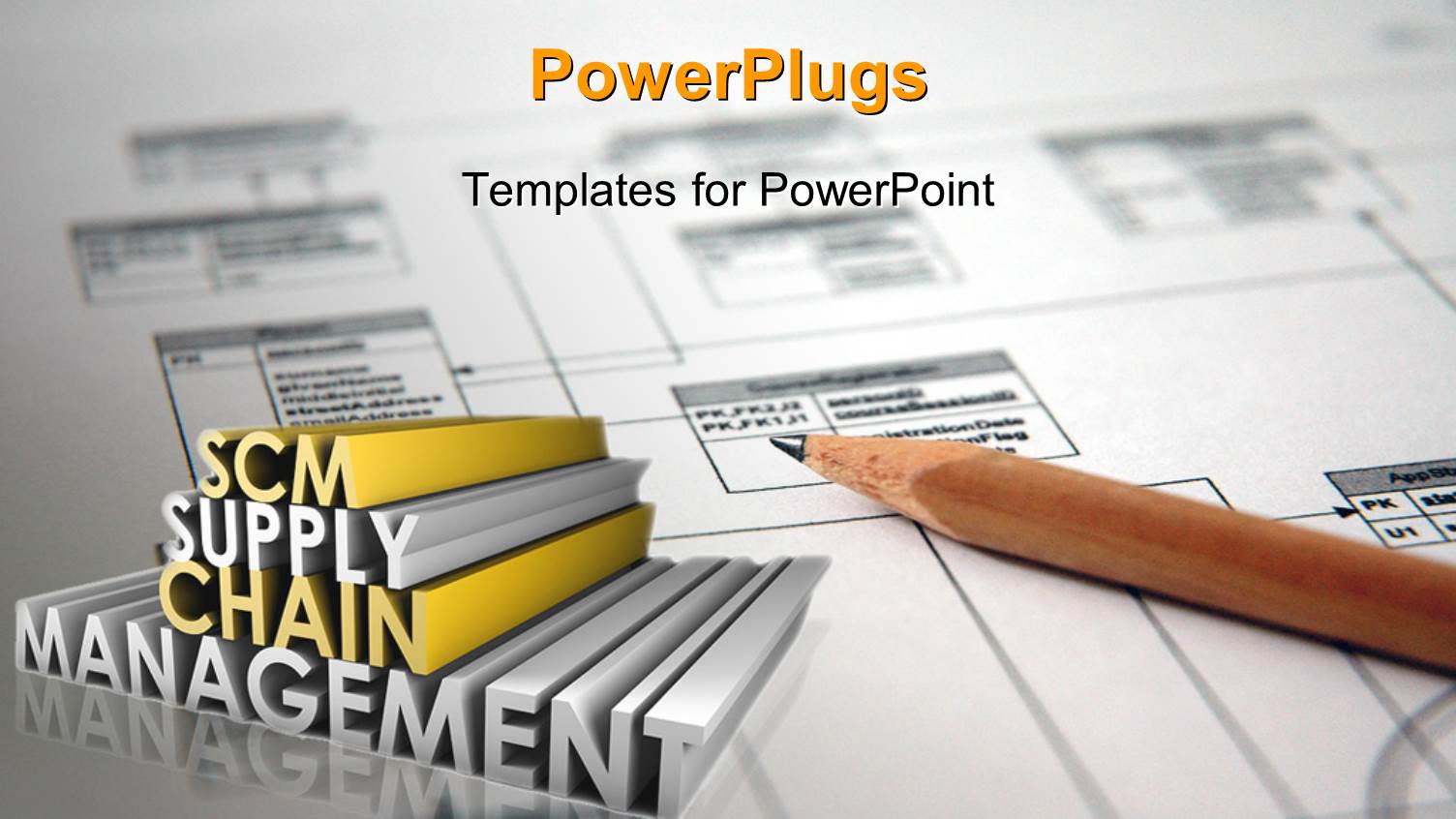 Powerpoint Template Supply Chain Management Scm Industry Keywords In 3d Over White Chart 19409 Supply Chain Management Powerpoint Template
