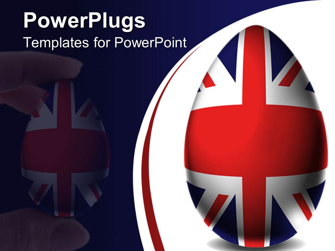 Powerpoint Template Uk Easter Egg Union Jack Flag England United Kingdom 10318 Microsoft Powerpoint Templates Uk